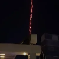 Diners witness drone interception attempt overhead in Baghdad