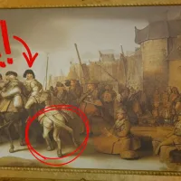 Crimson Desert's in-game artwork shows telltale signs of AI courtesy of missing fingers and human bodies melting into horses