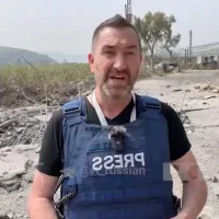 Missile strikes close to reporter during Israeli attacks in Lebanon